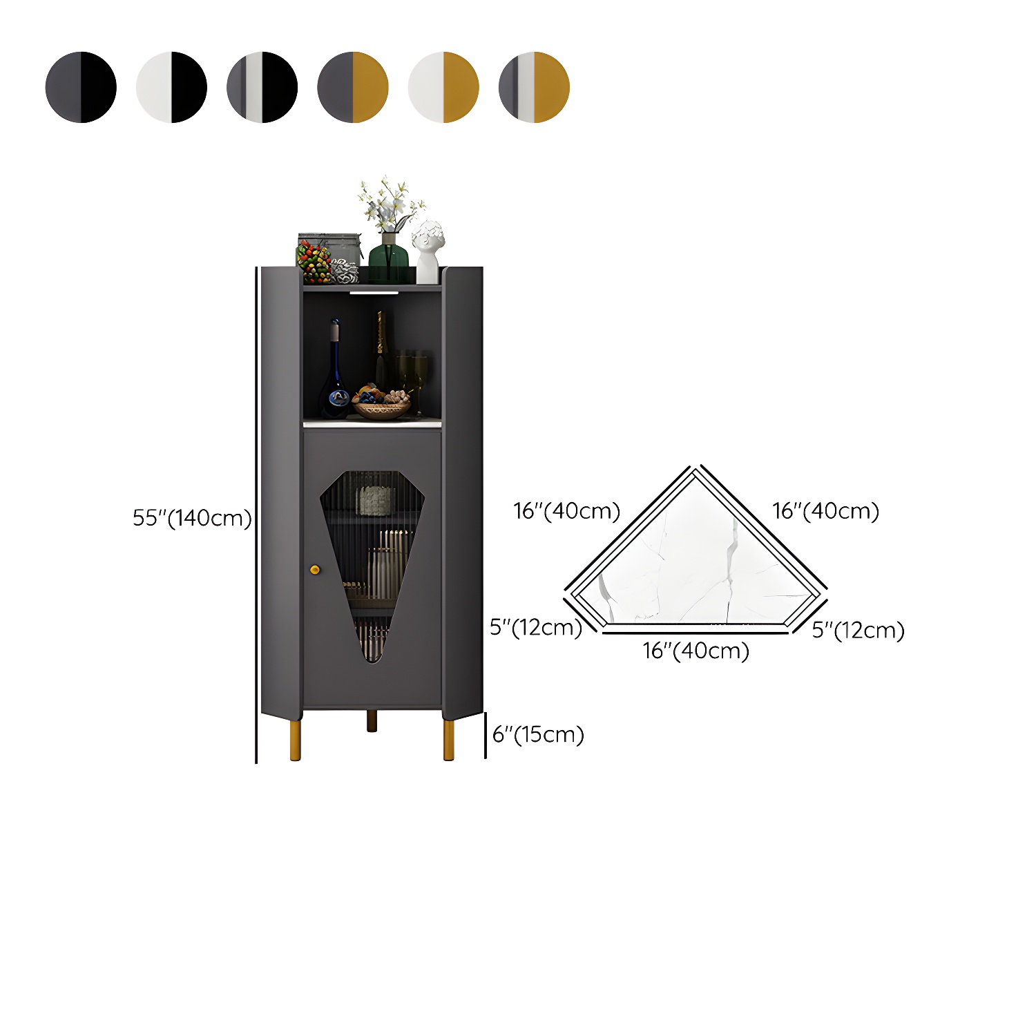 Glam Corner Cabinet | Ormau - image 16
