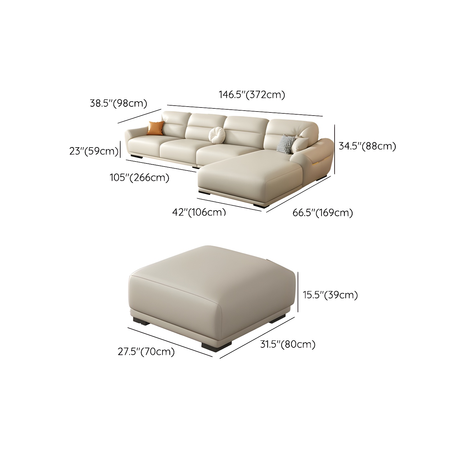 Modern Sectional Sofa | Ormau - image 17