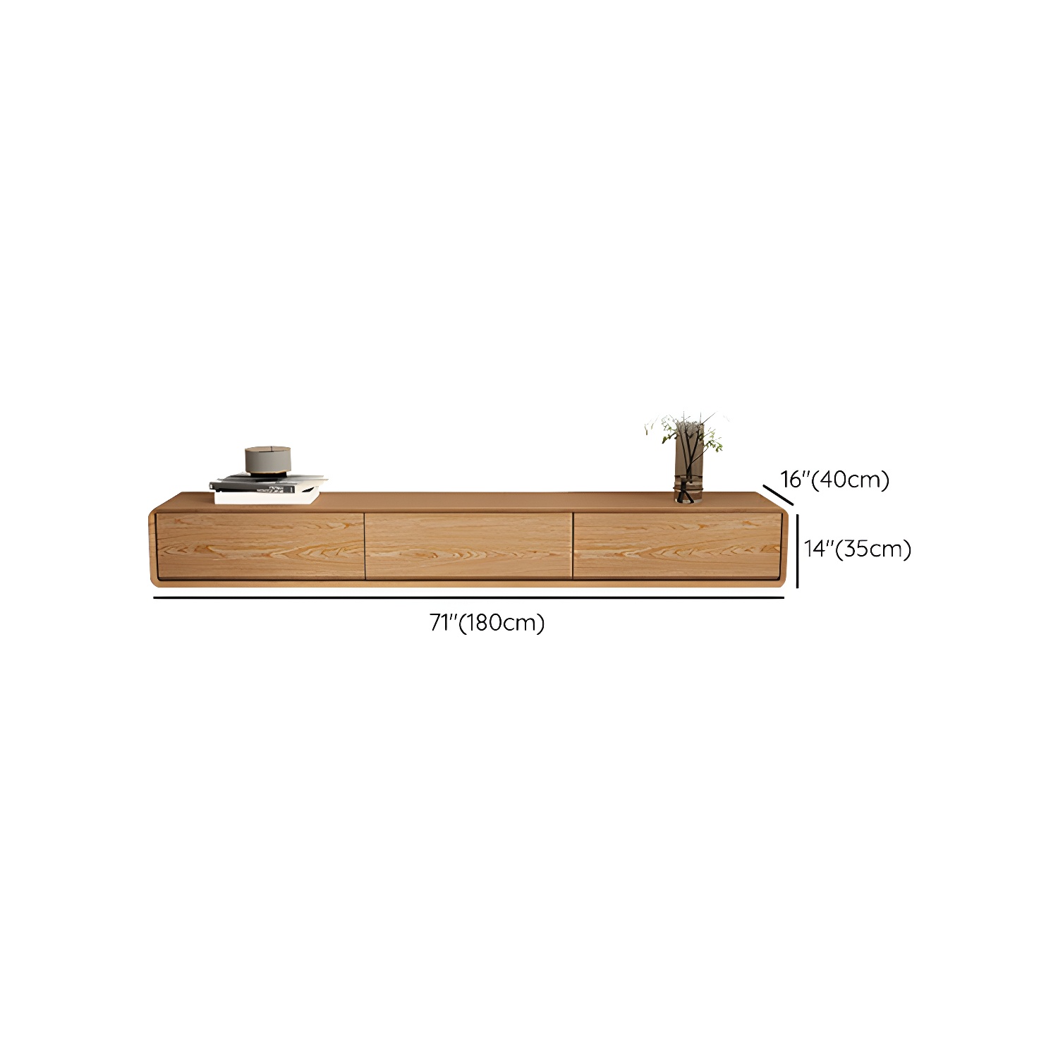 Wood Media Console | Ormau - image 11