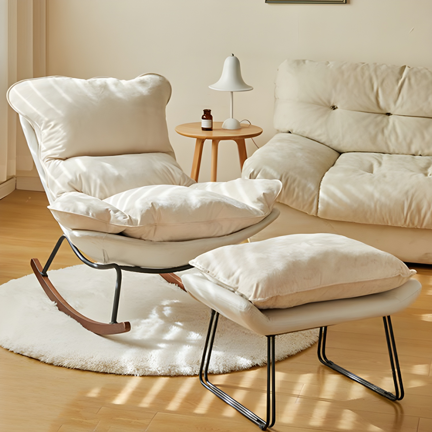 Upholstered Rocking Chair | Ormau - image 11