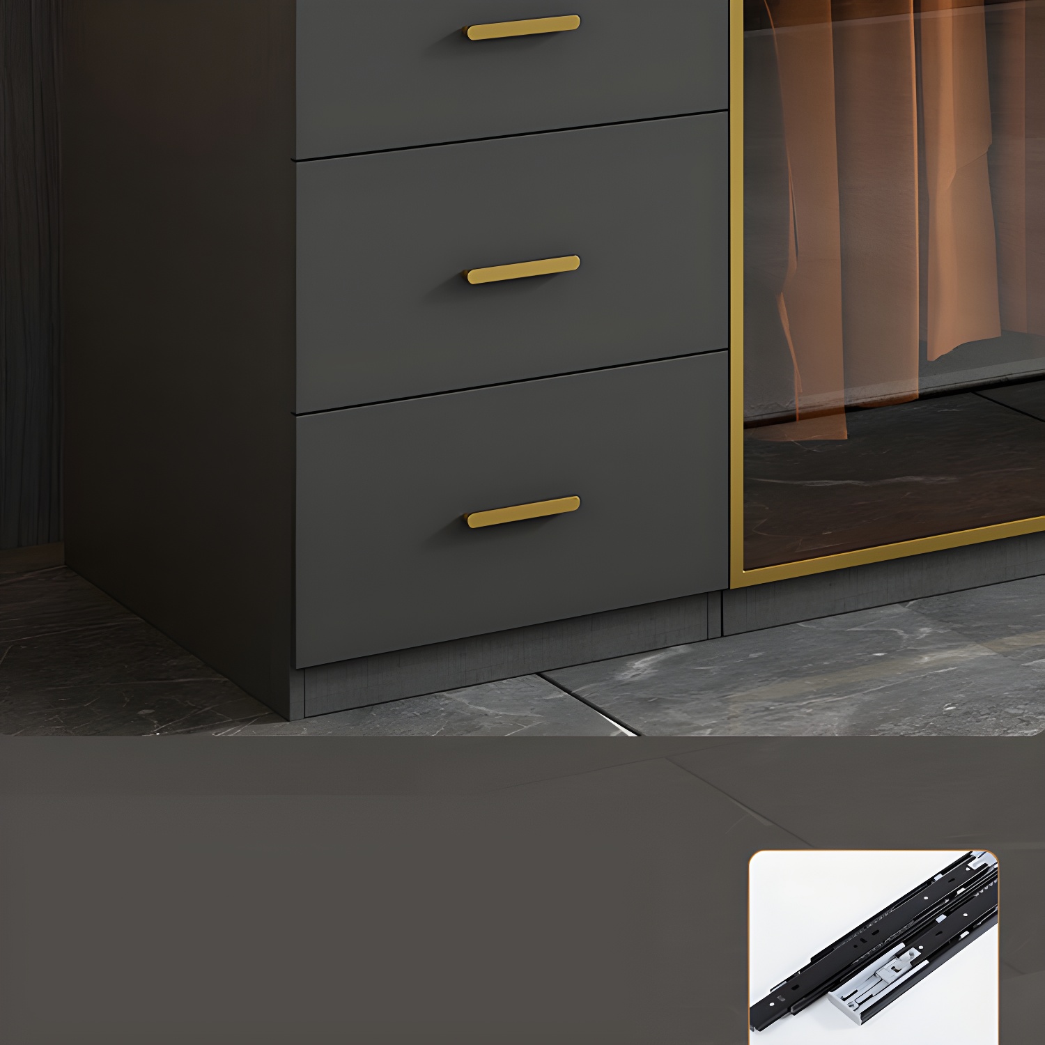 Modern Glass Wardrobe | Ormau - image 8