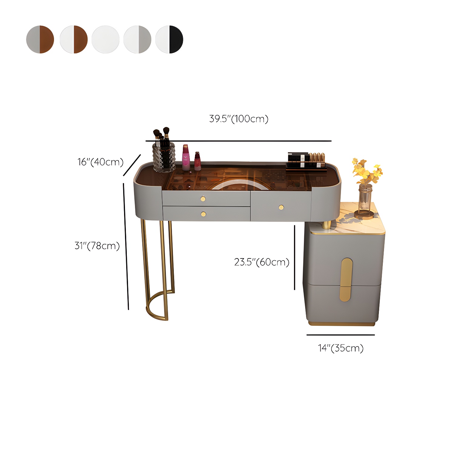 Glass Top Vanity | Ormau - image 15