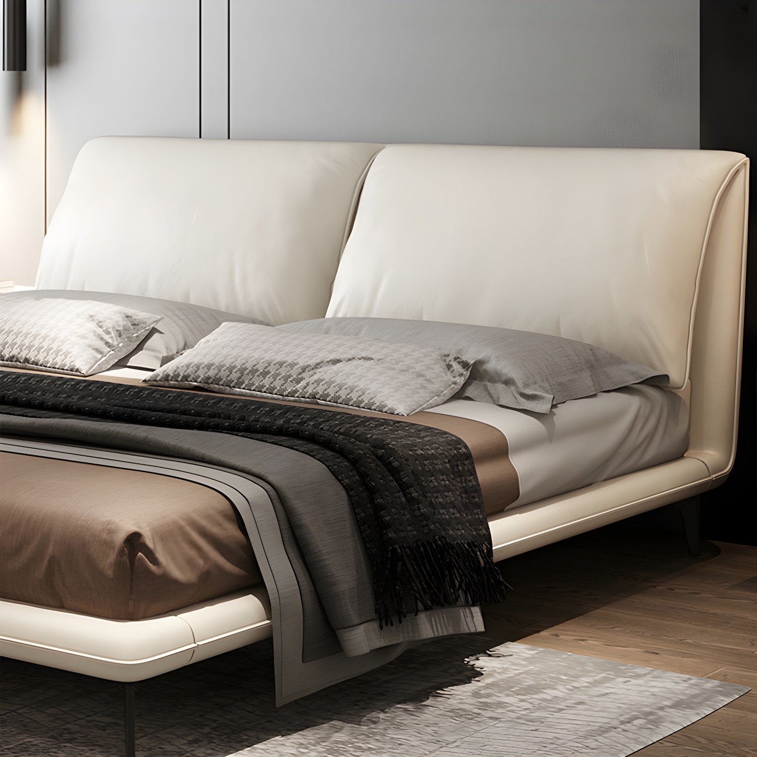 Leather Panel Bed | Ormau - image 9
