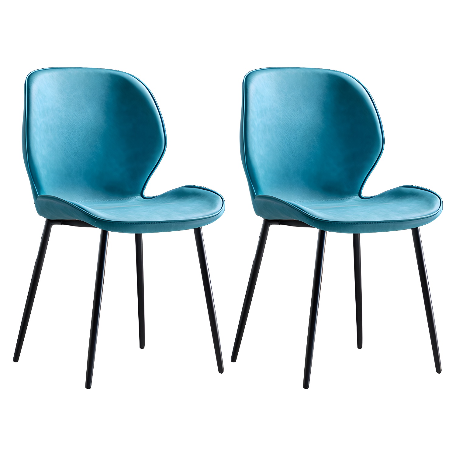 Wingback Leather Dining Chair | Ormau - image 2