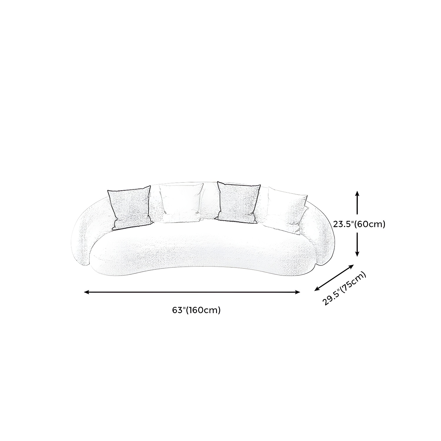 Curved Sofa | Ormau - image 17
