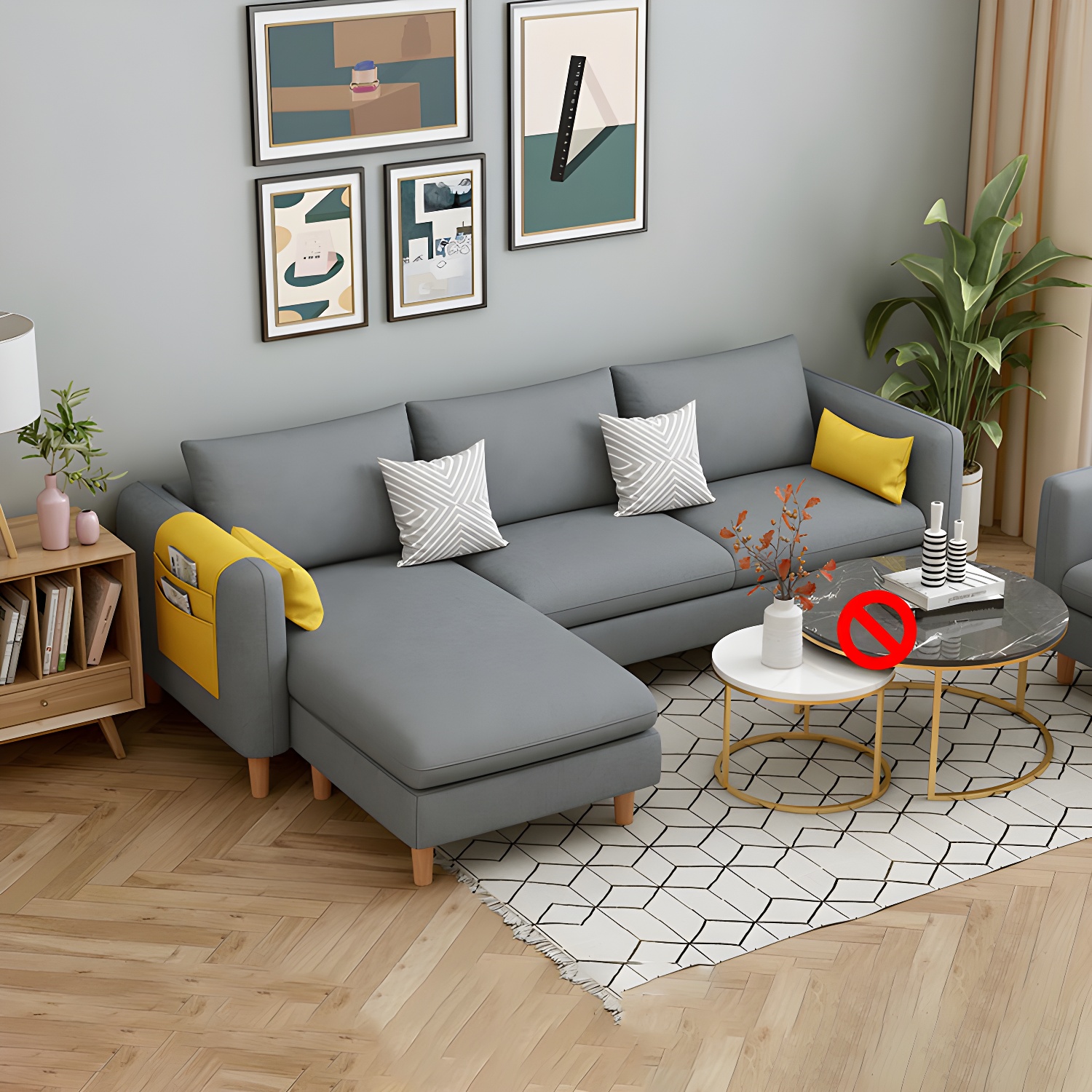 Modern L-Sectional Sofa | Ormau - image 4