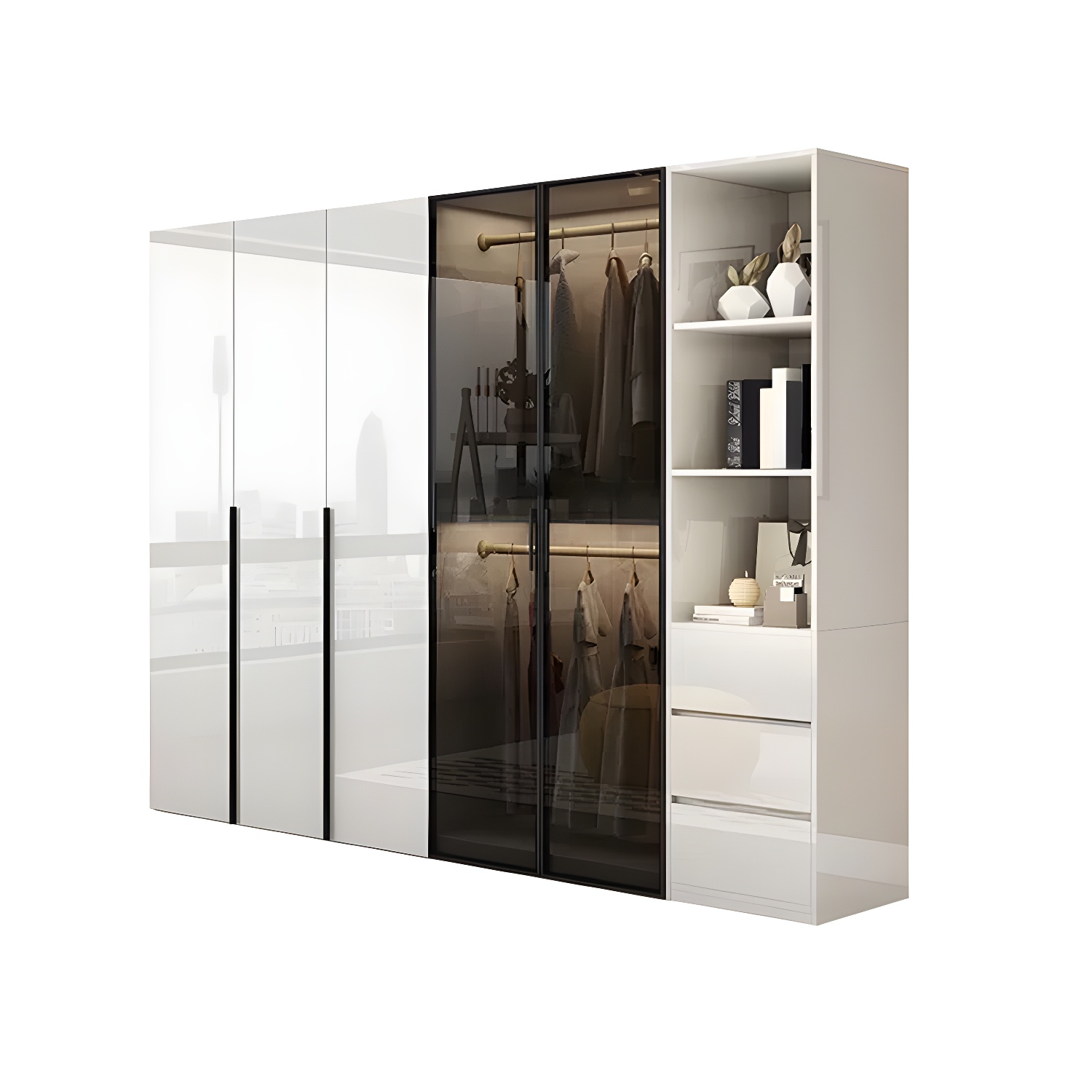 Sleek White Wardrobe | Ormau - image 55
