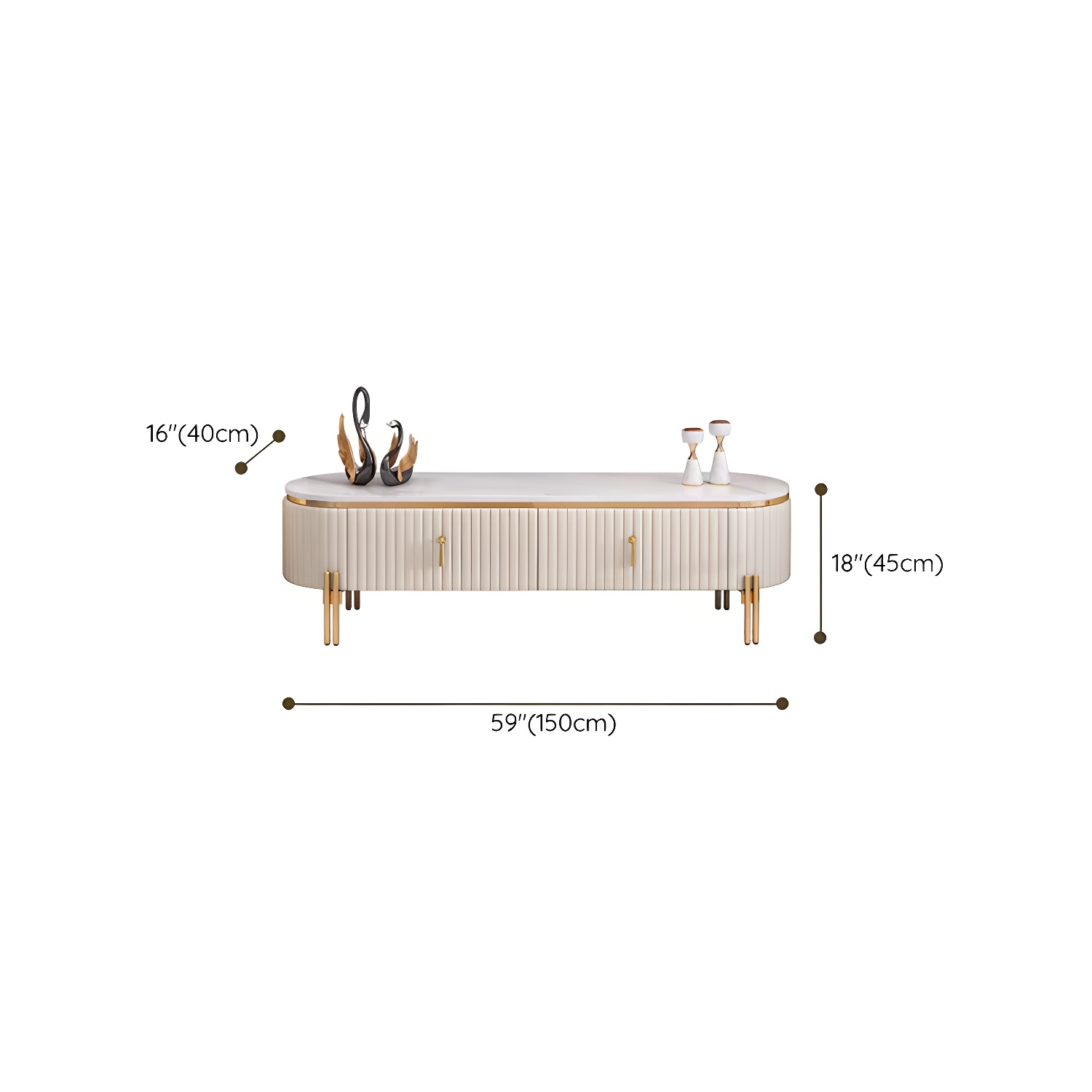 White Stone TV Stand | Ormau - image 9