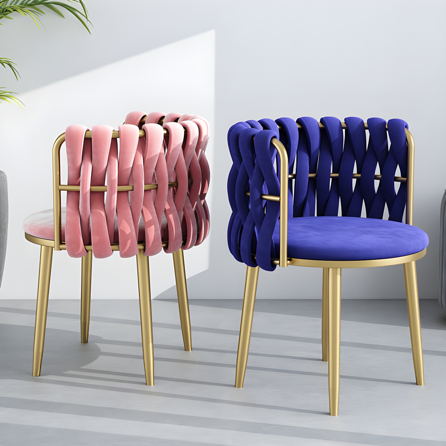 Velvet Nordic Dining Chair | Ormau - image 7