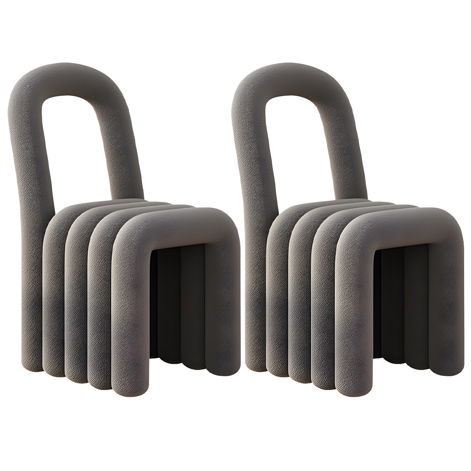 Velvet Open-Back Dining Chair | Ormau - image 36