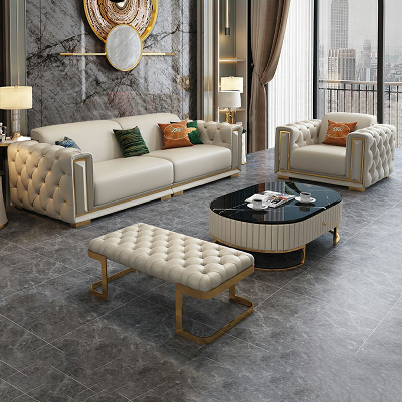 Glam Leather Sectional | Ormau - image 2