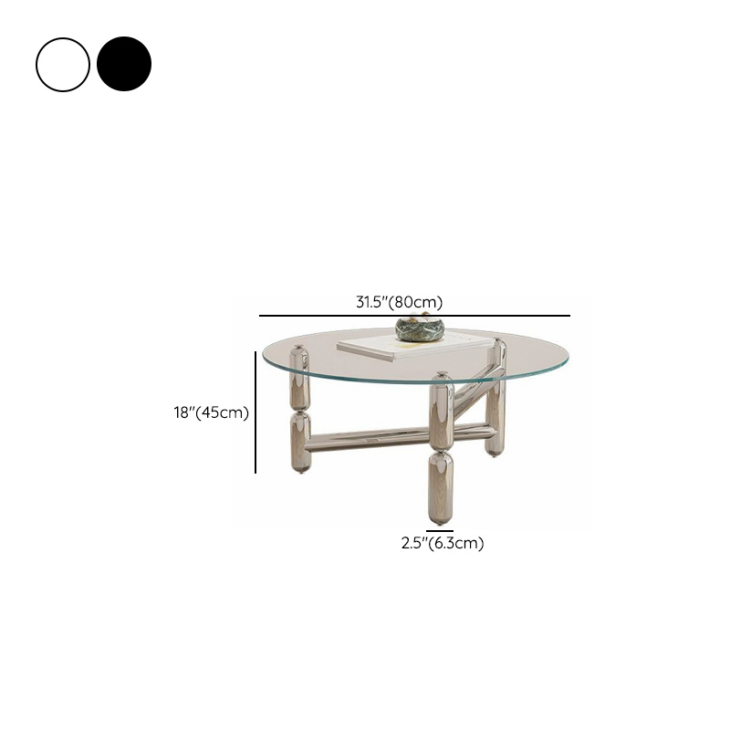 Sleek Glass & Steel Coffee Table | Ormau - image 12