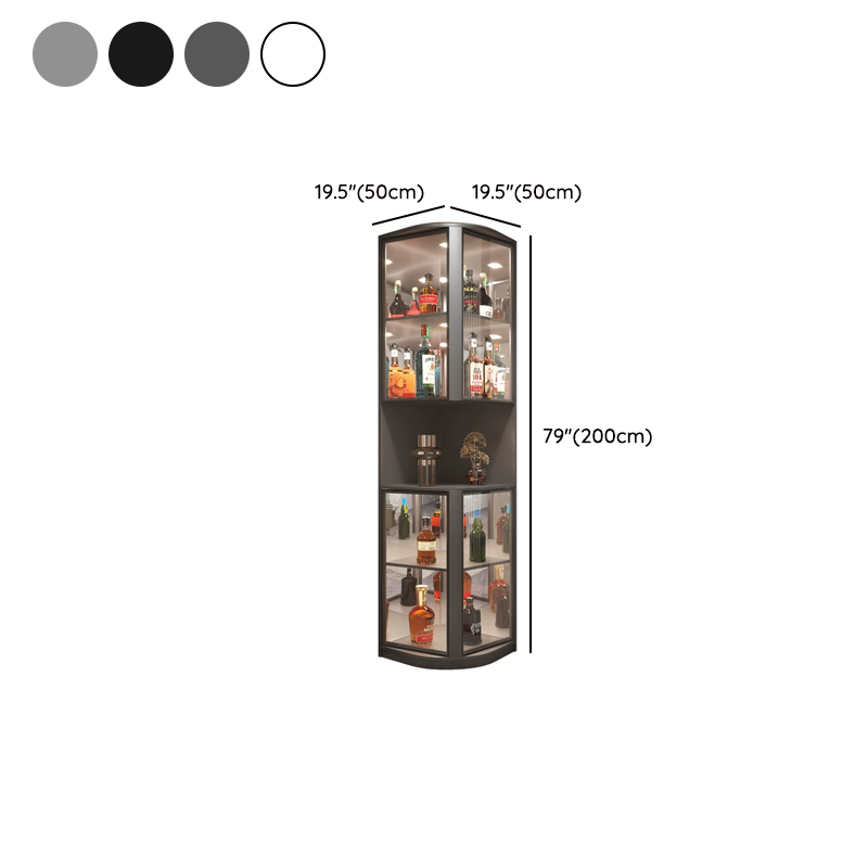 Corner Accent Cabinet with Glass Doors | Ormau - image 11