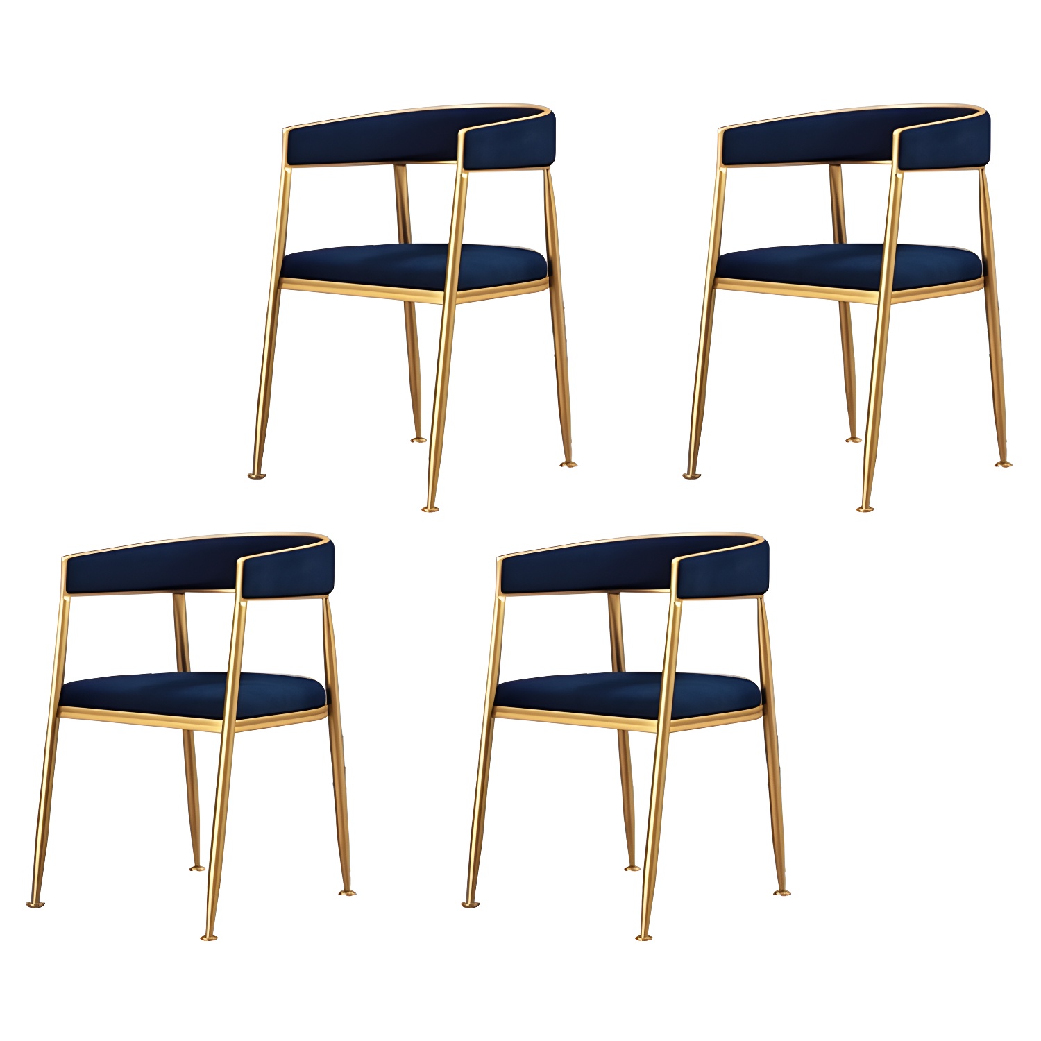 Glam Gold Arm Chair | Ormau - image 37
