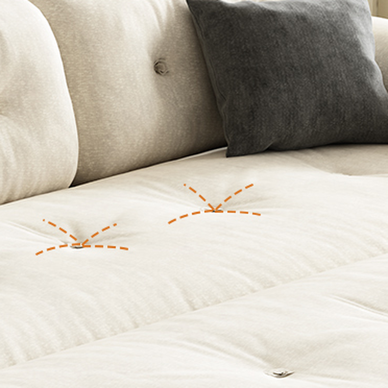 Stitch-Tufted Sectional Sofa | Ormau - image 5