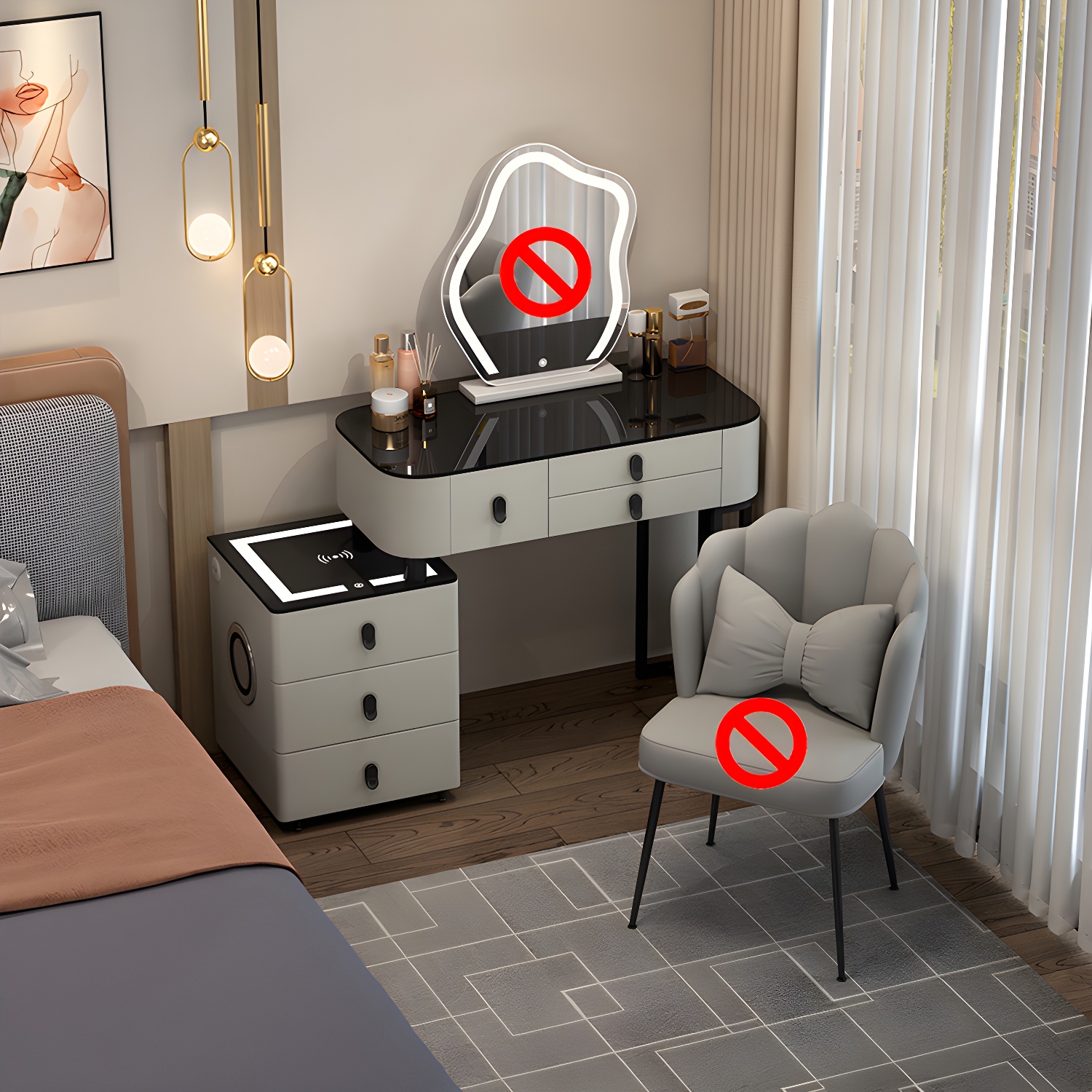 Lighted Vanity Table | Ormau - image 27