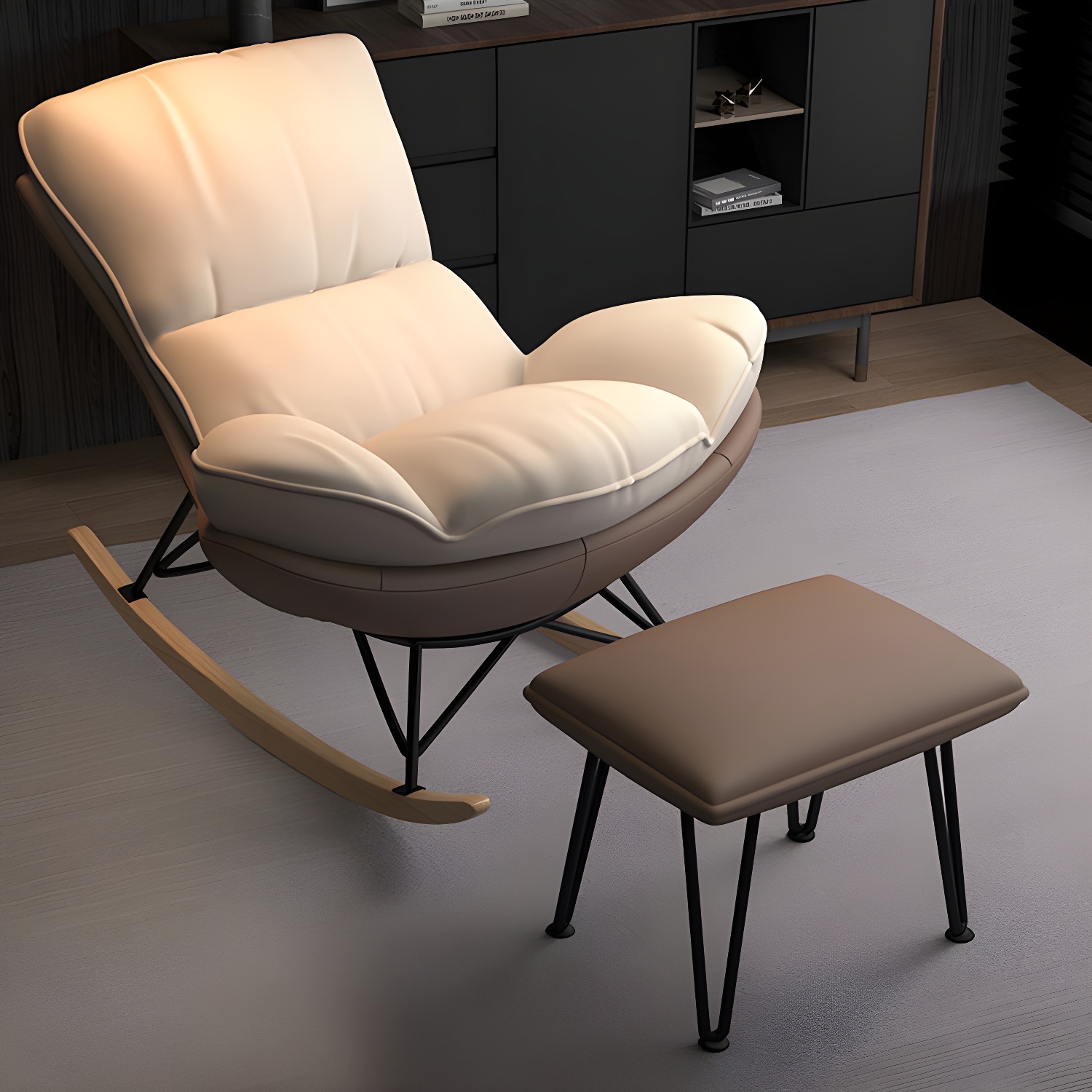Spindle Glider & Ottoman | Ormau - image 23