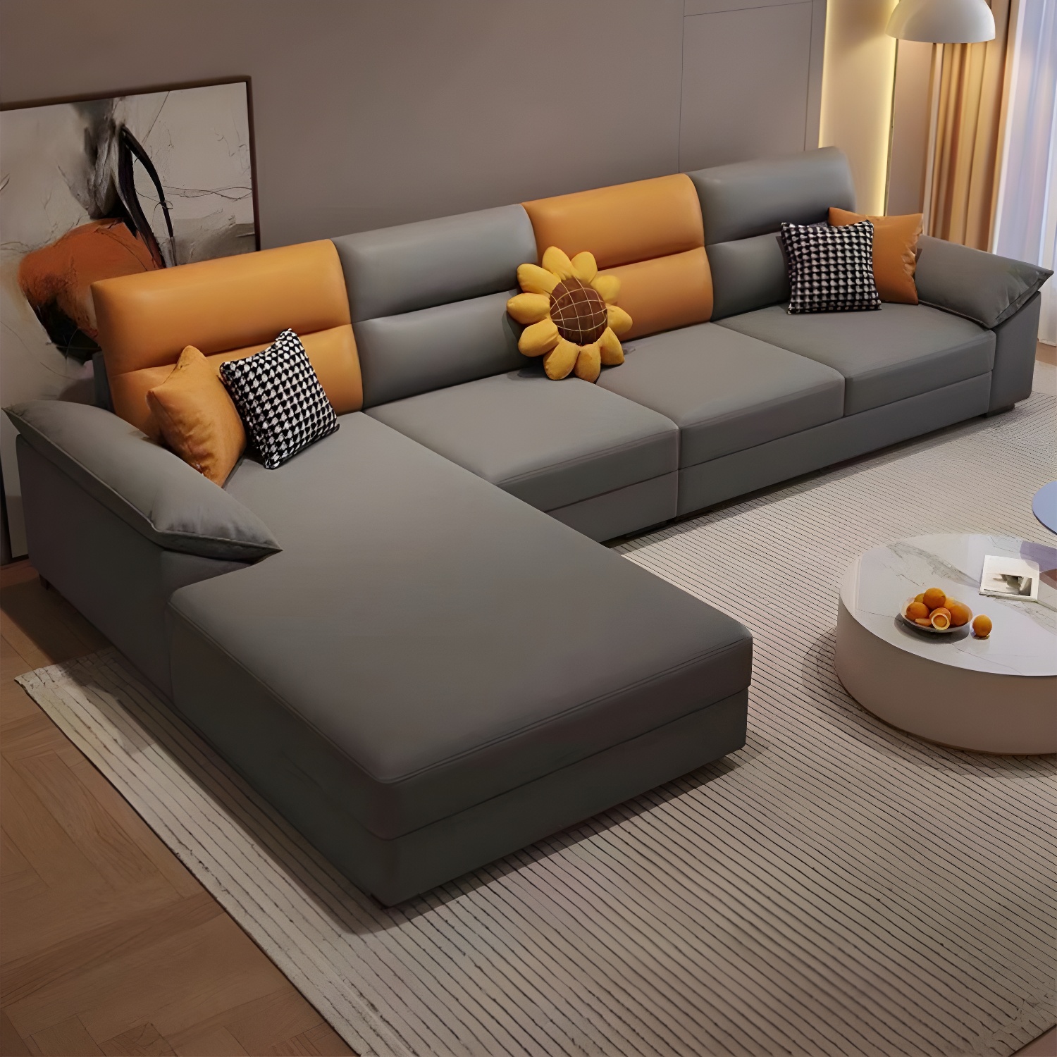Scandinavian Wood Sofa Chaise | Ormau - image 2