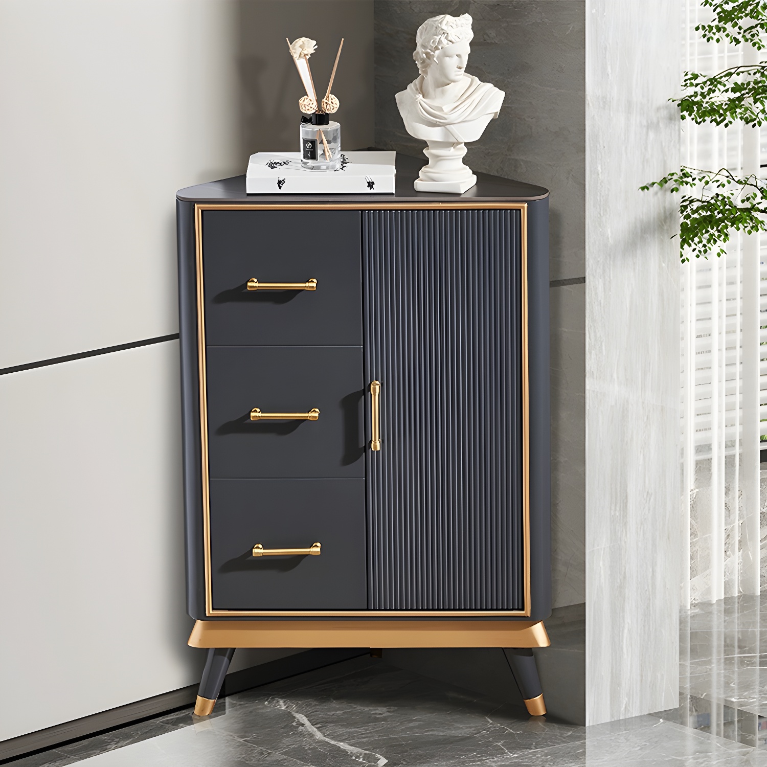 Glam Corner Cabinet | Ormau - image 2