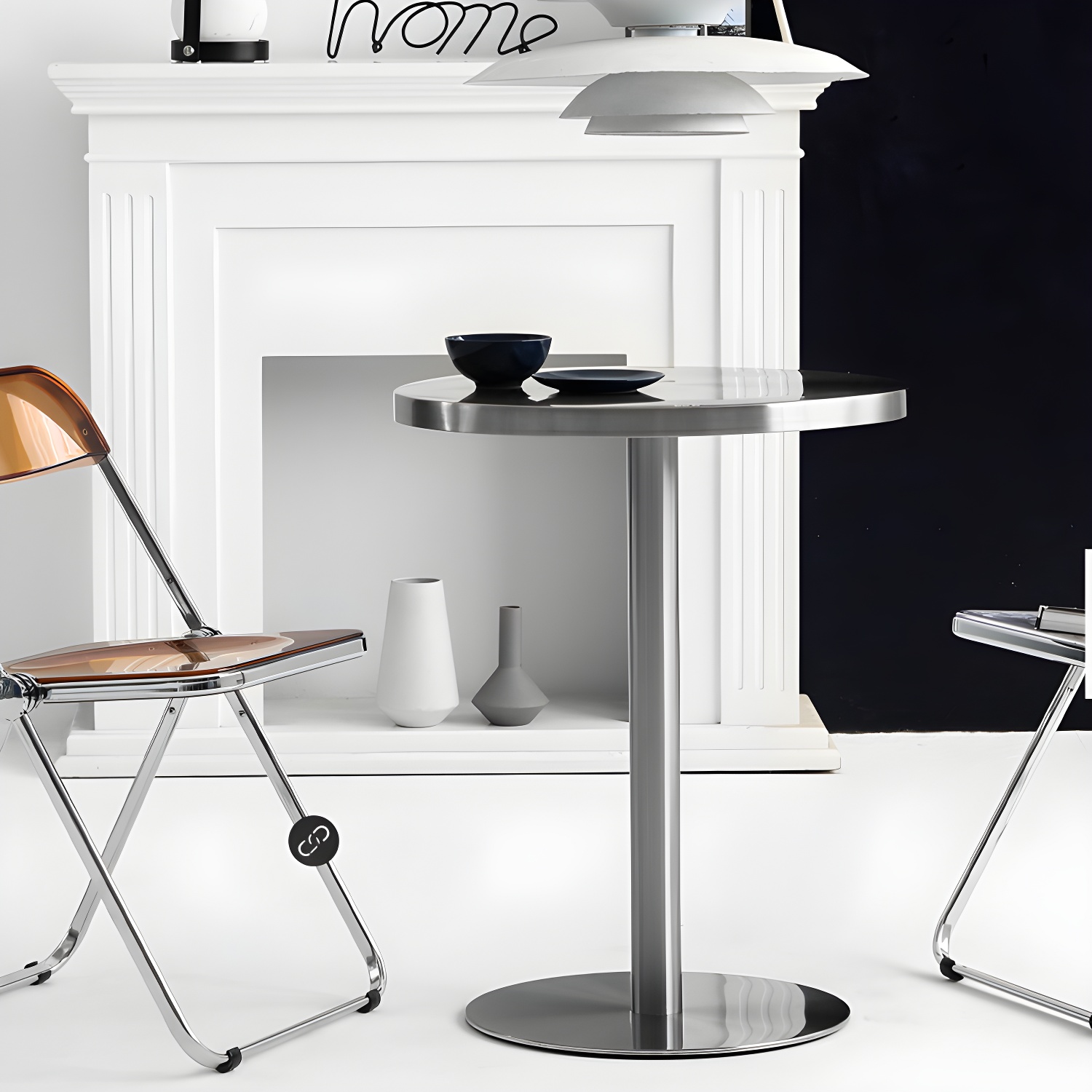 Industrial Pedestal Dining Table | Ormau - image 9