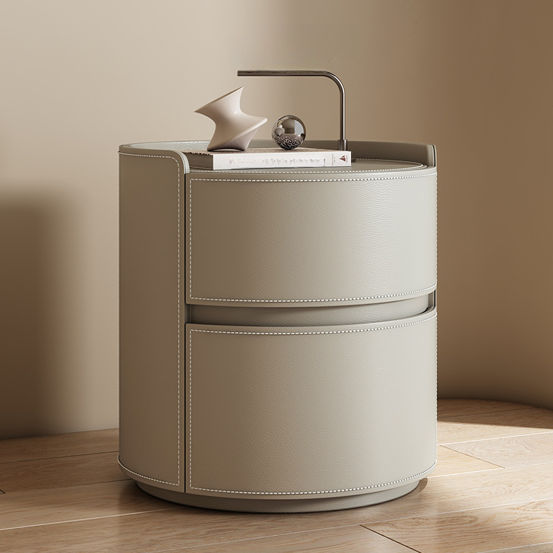 Modern Leather Nightstand | Ormau - image 6