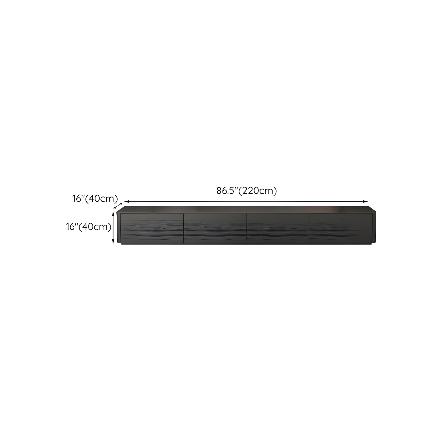 Noir Low Profile TV Stand | Ormau - image 17