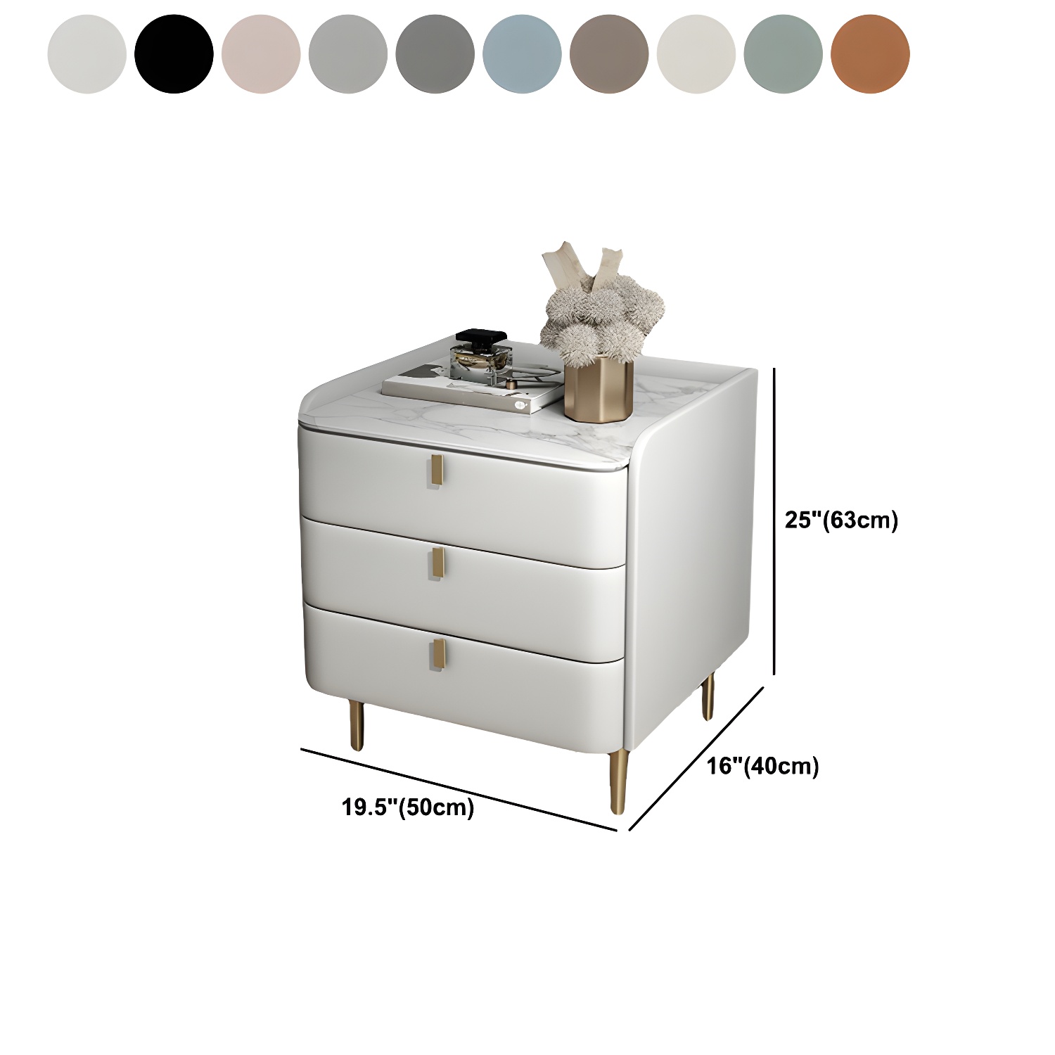Stone Top Nightstand | Ormau - image 20