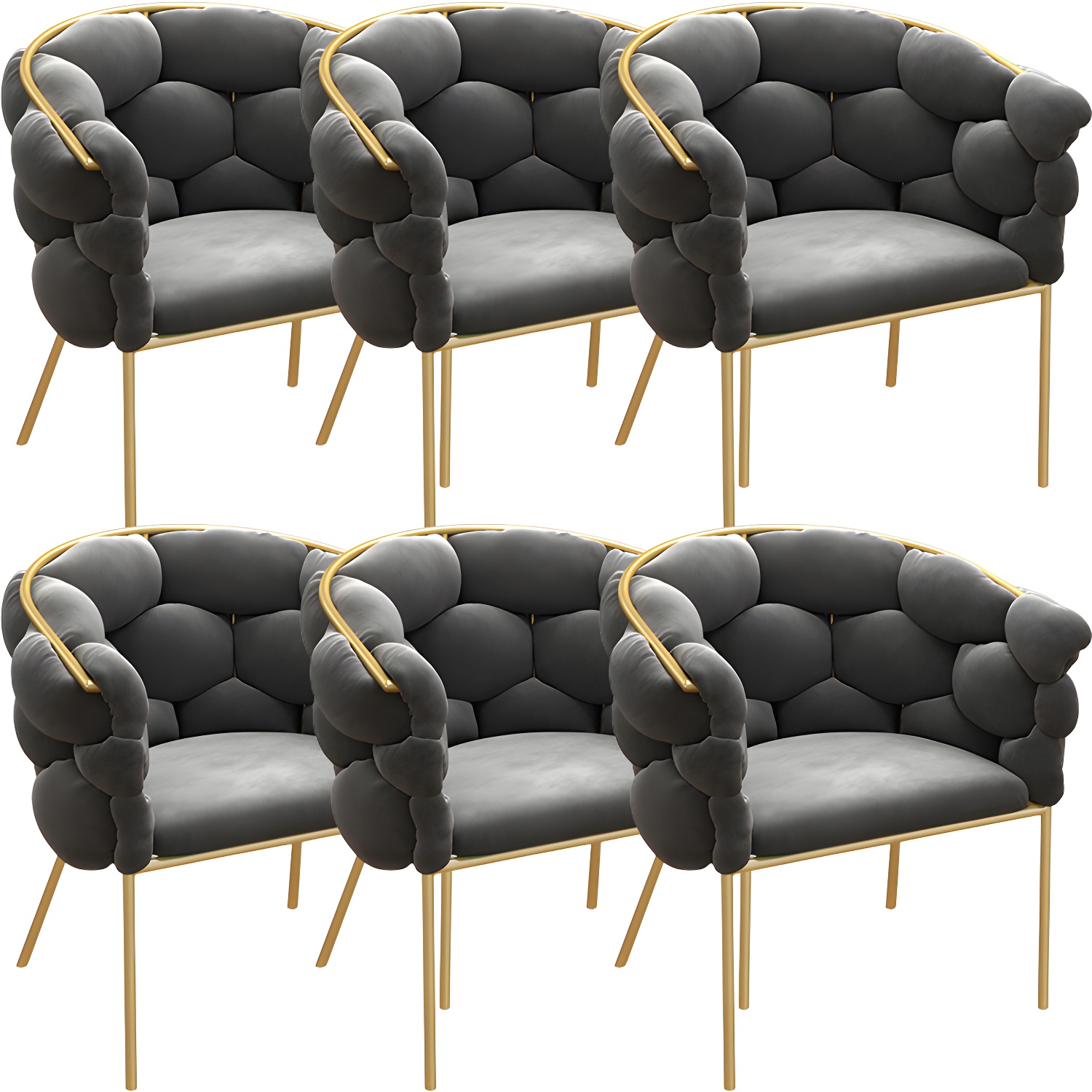 Glam Upholstered Dining Chair | Ormau - image 44