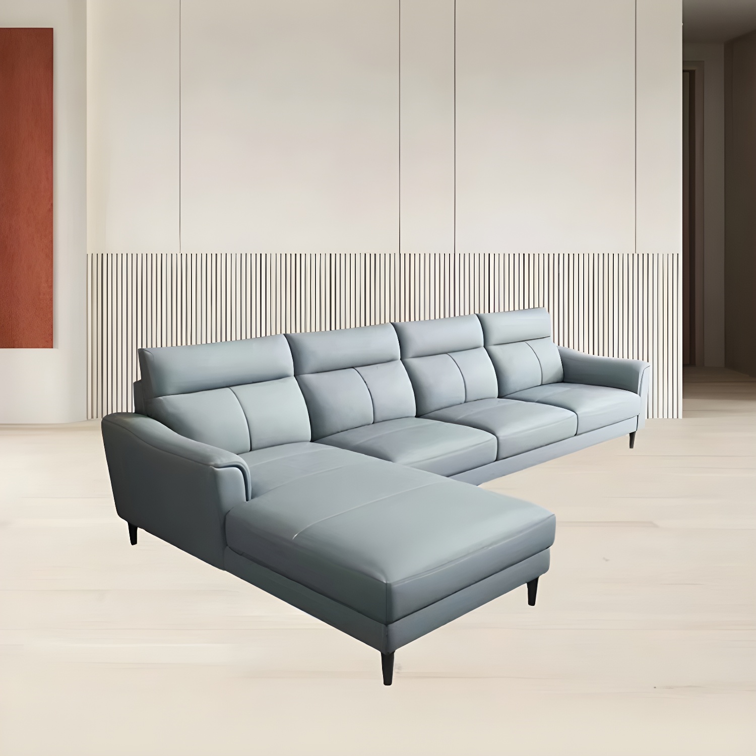 Modern Leather Sectional | Ormau - image 2