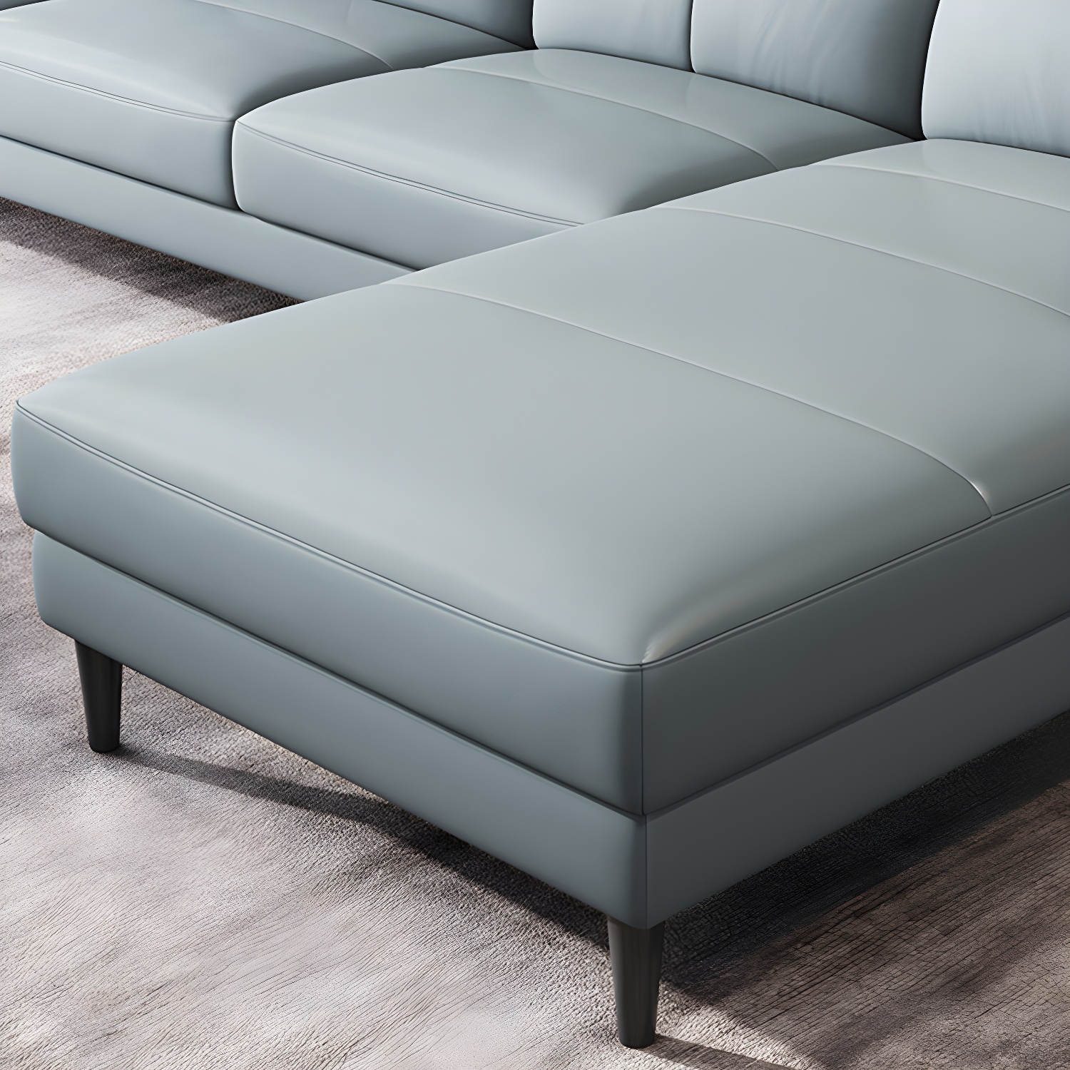 Modern Leather Sectional | Ormau - image 8