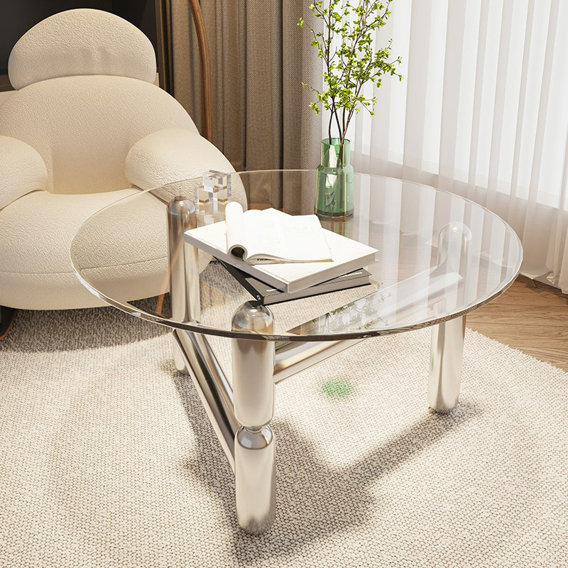 Sleek Glass & Steel Coffee Table | Ormau - image 3