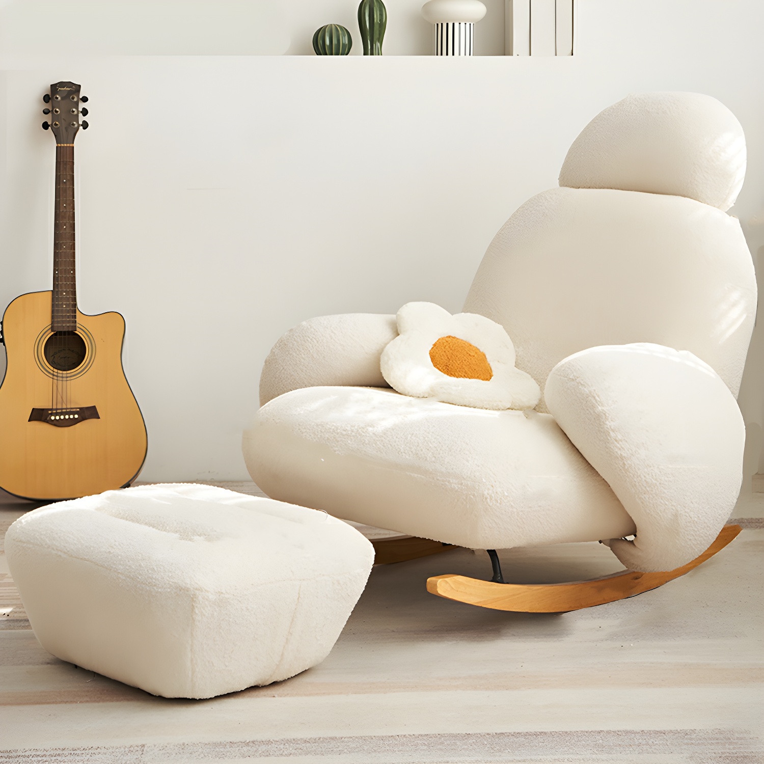 Upholstered Rocking Accent Chair | Ormau - image 22