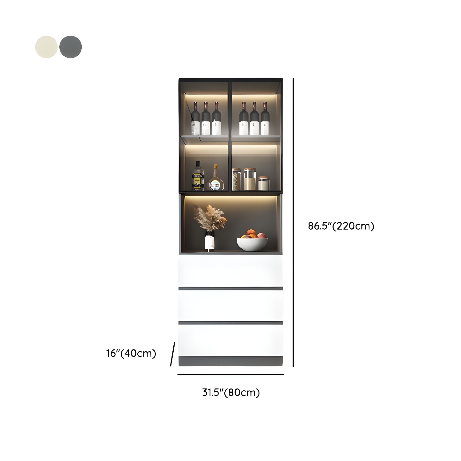 Modern Sideboard with Lighting | Ormau - image 22