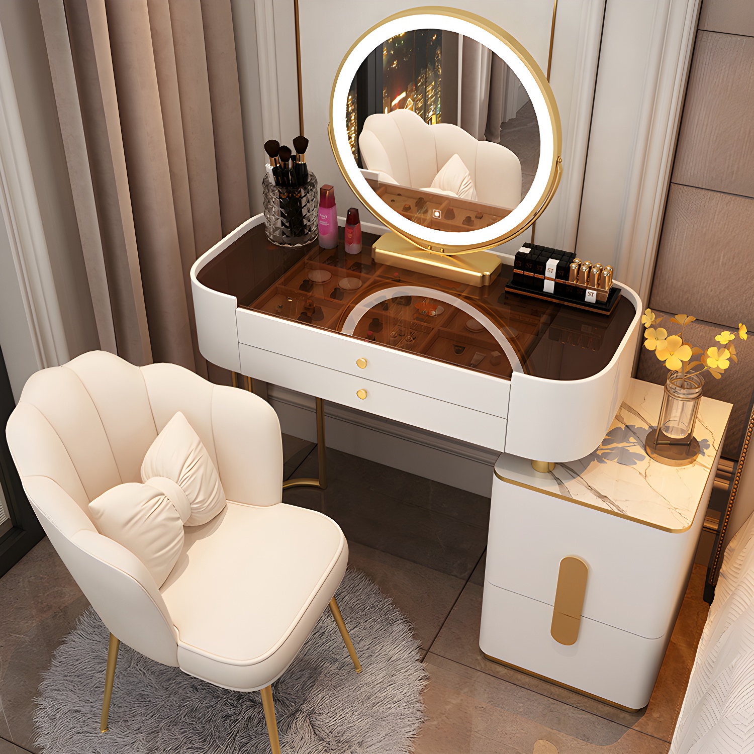 Glass Top Vanity | Ormau - image 29