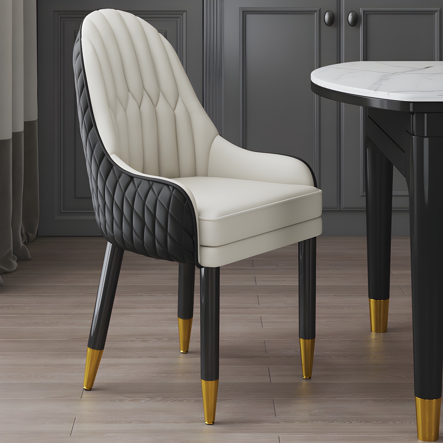 Upholstered Parsons Dining Chair | Ormau - image 1