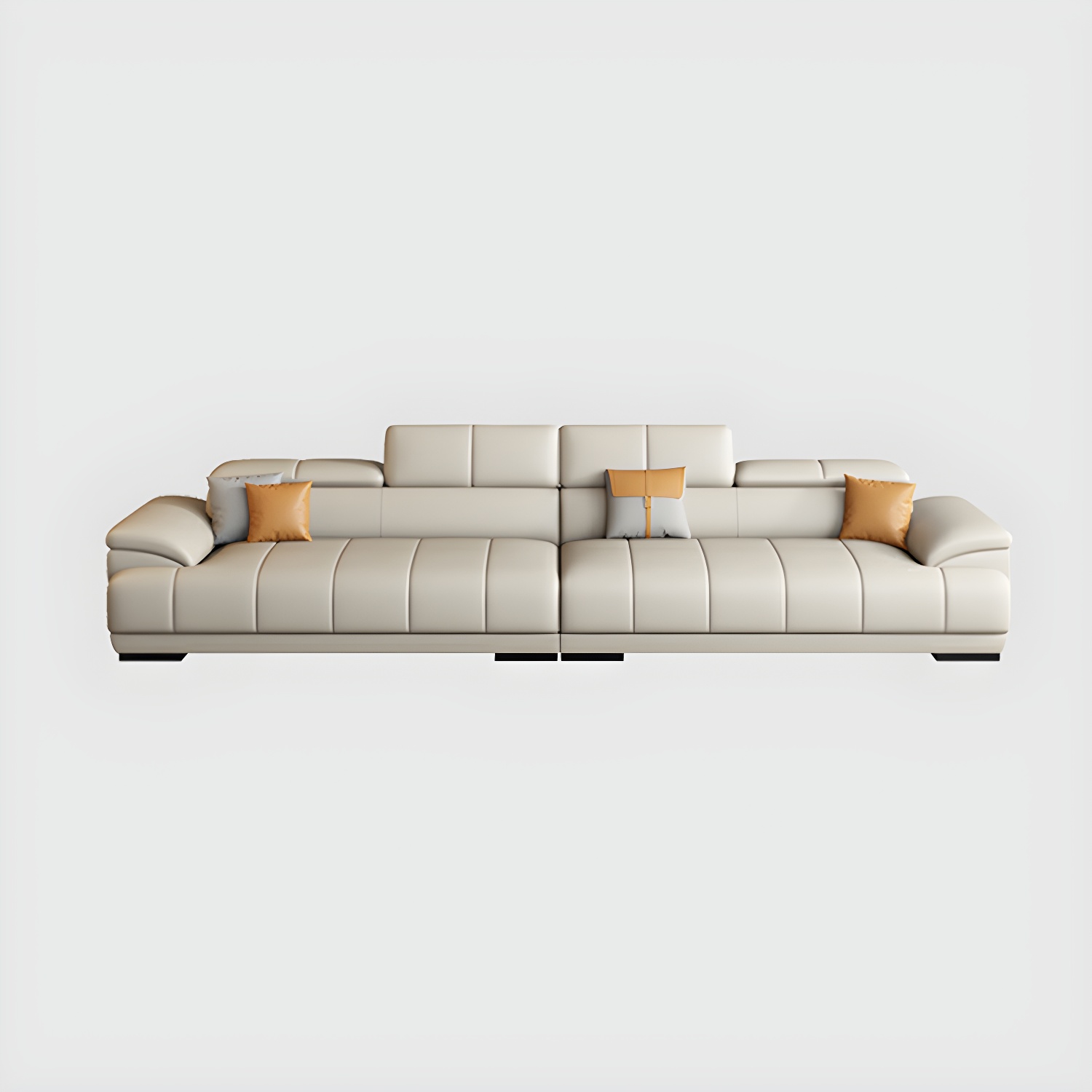 Elegant Leather Sectional | Ormau - image 24