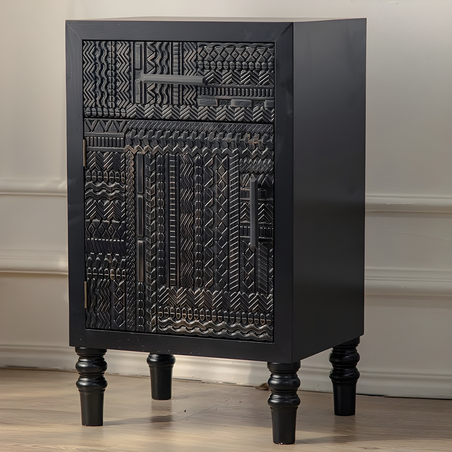 Scored Wood Console Cabinet | Ormau - image 16
