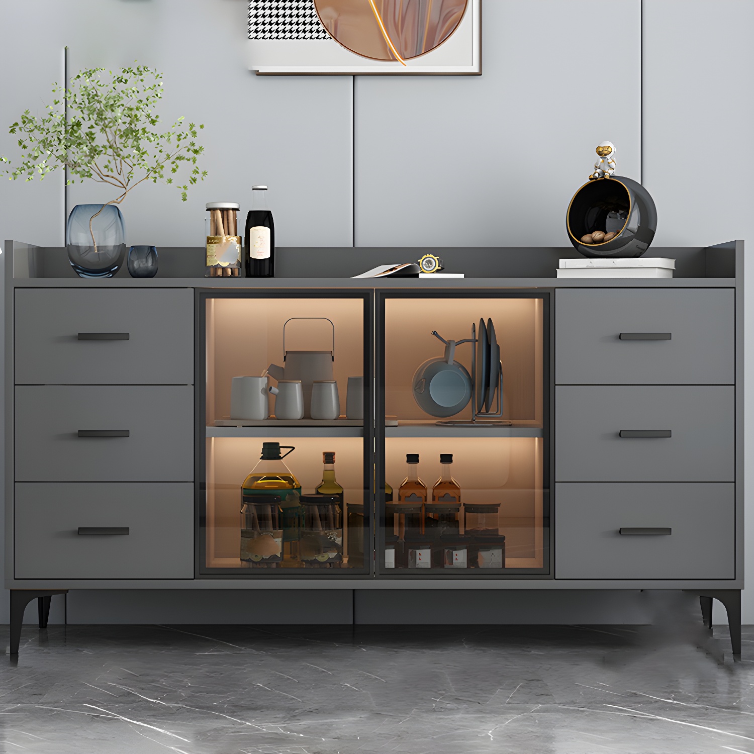 Glass Door Sideboard | Ormau - image 27