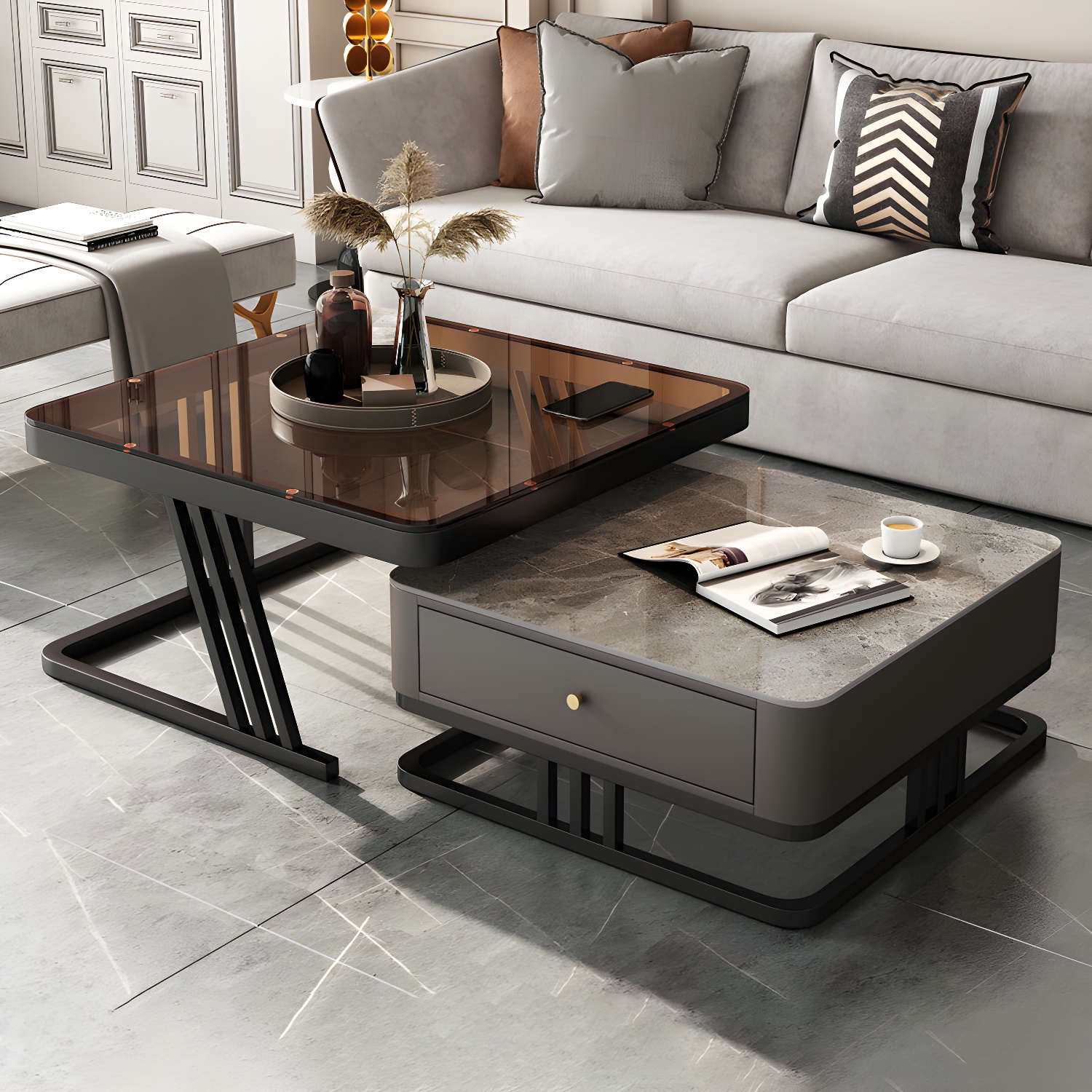 Modern Round Coffee Table | Ormau - image 3