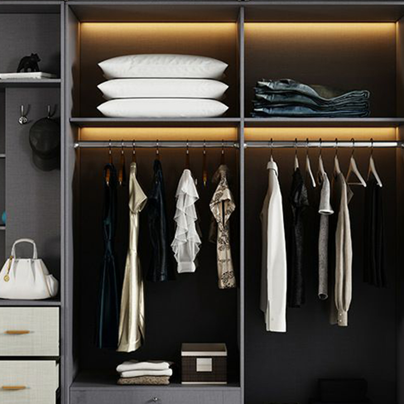 Modern Grey Wardrobe Armoire | Ormau - image 6