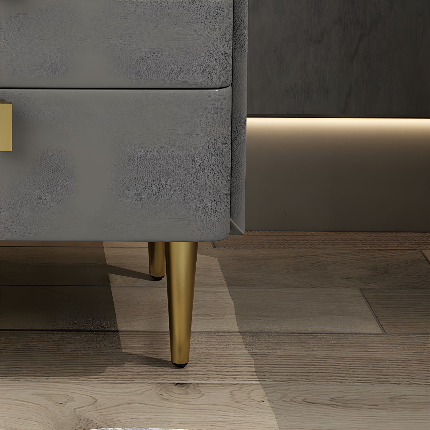 Modern Stone Top Nightstand | Ormau - image 13