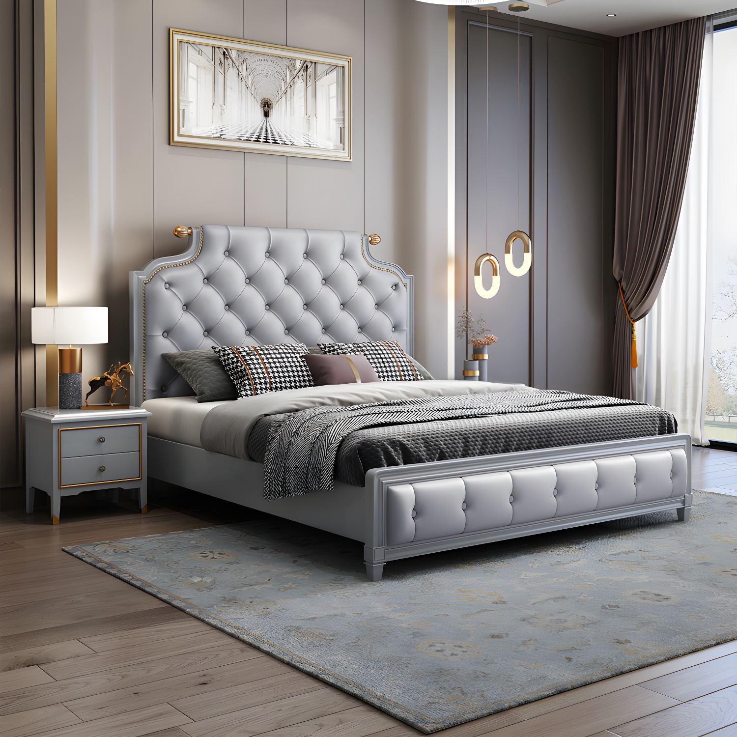 Tufted Panel Bed | Ormau - image 14