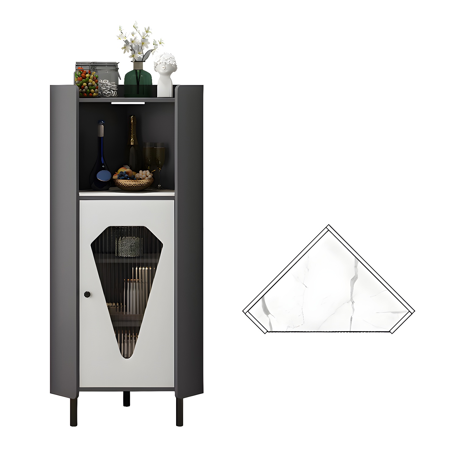 Glam Corner Cabinet | Ormau - image 24