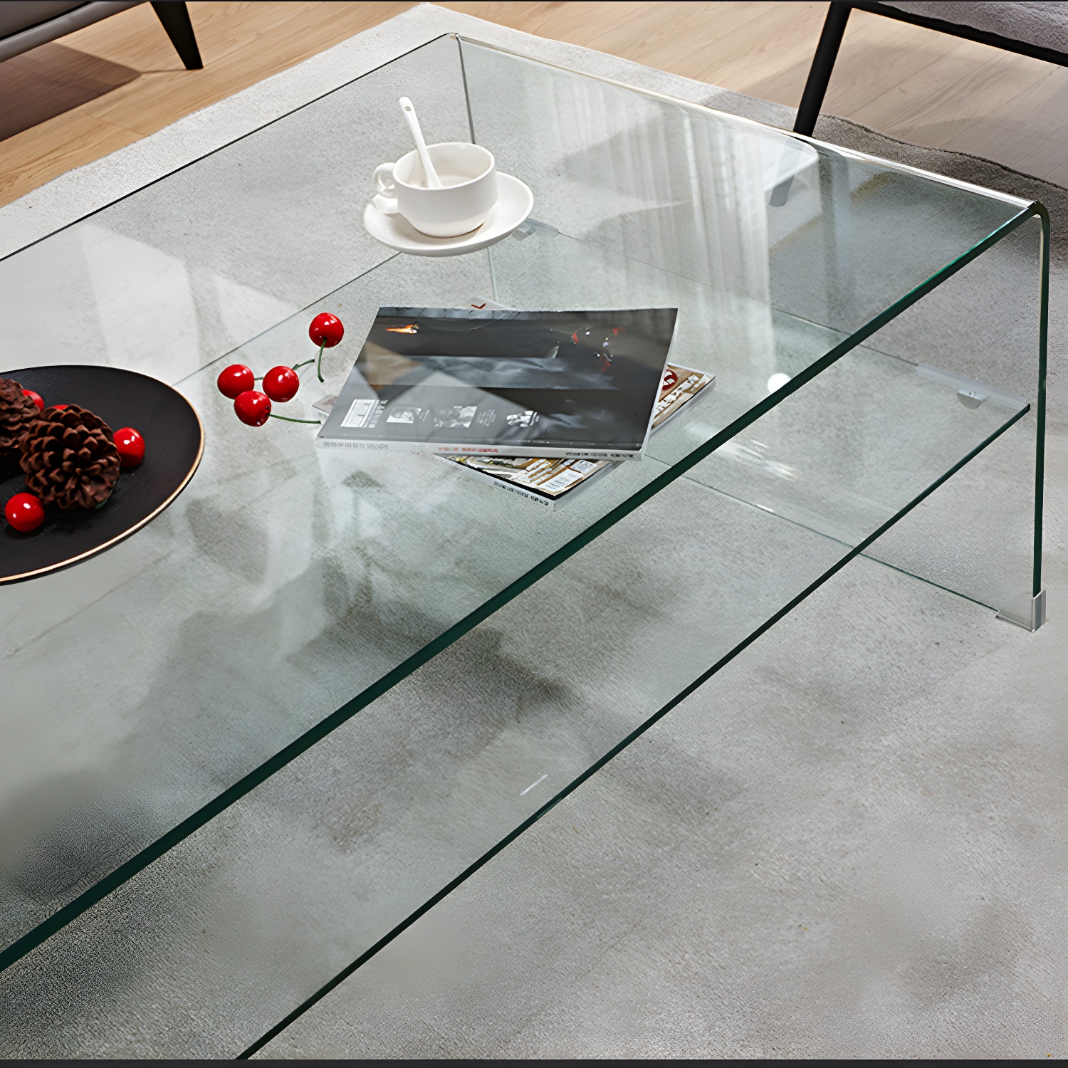 Modern Glass Coffee Table | Ormau - image 8