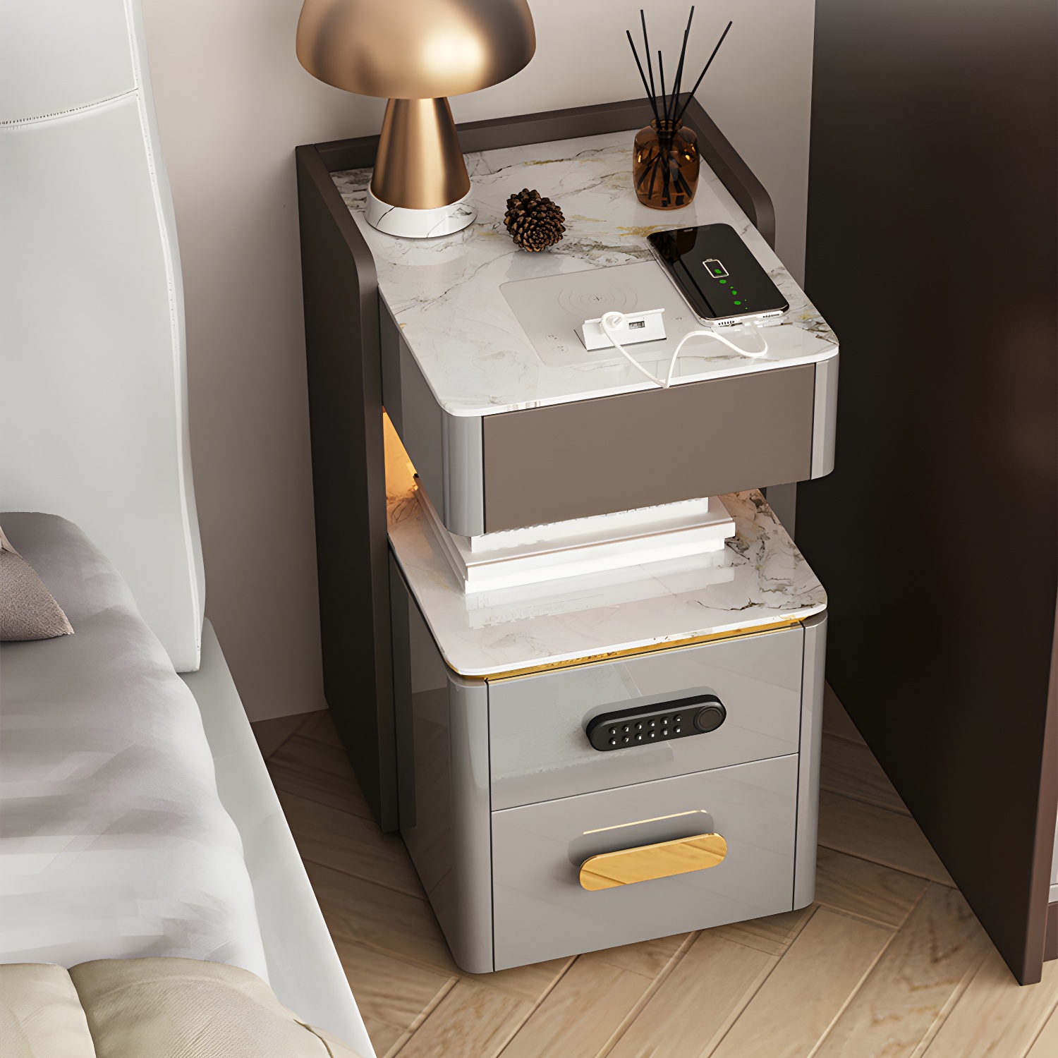 USB Charging Nightstand | Ormau - image 7