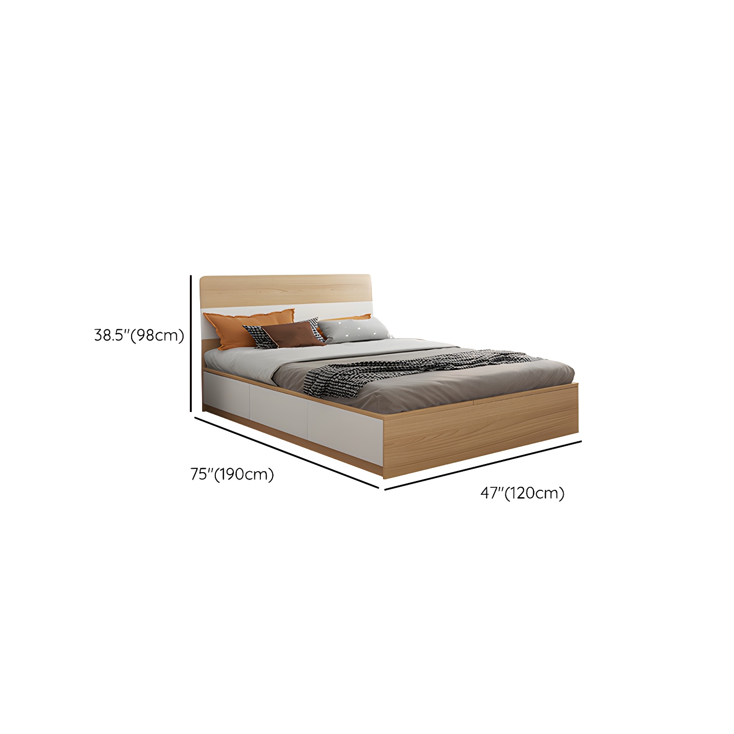 Natural Wood Storage Bed | Ormau - image 12