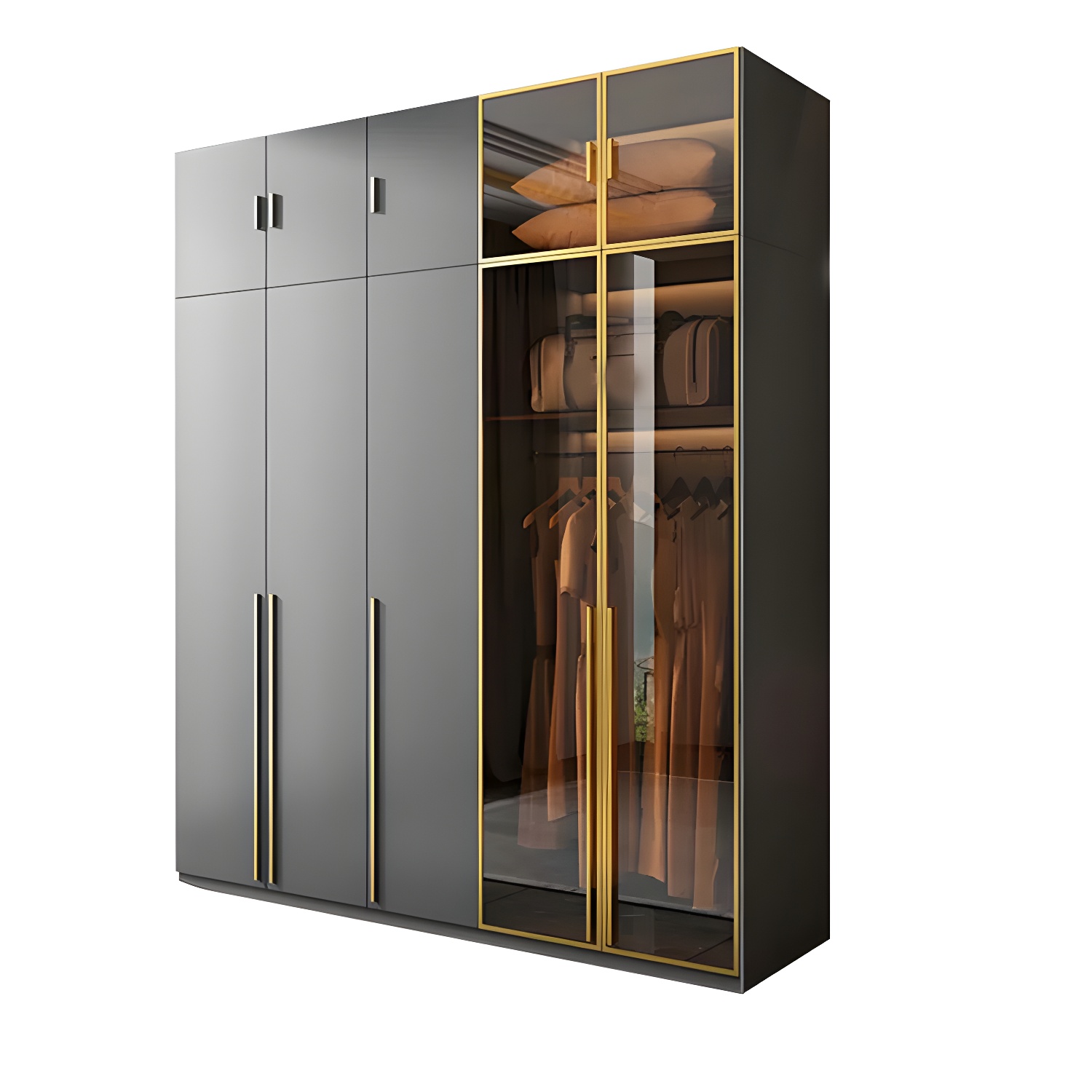 Modern Glass Wardrobe | Ormau - image 57