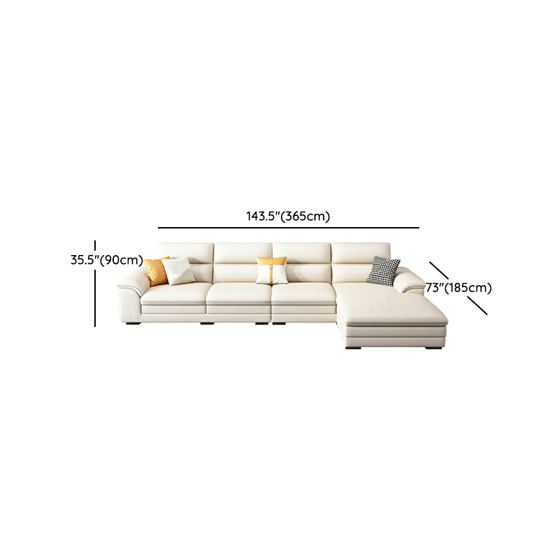 Modern White Sectional Sofa | Ormau - image 17