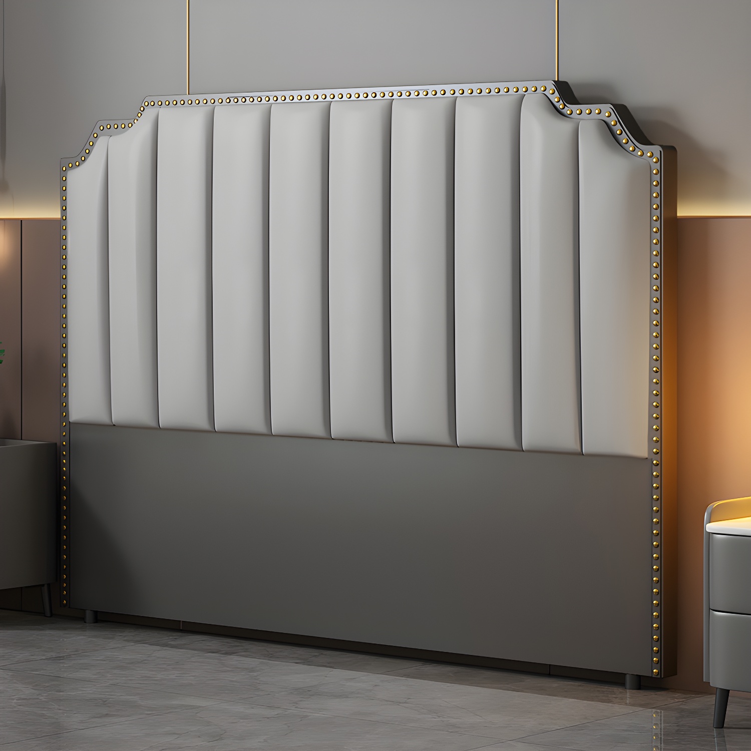 Upholstered Panel Headboard | Ormau - image 4