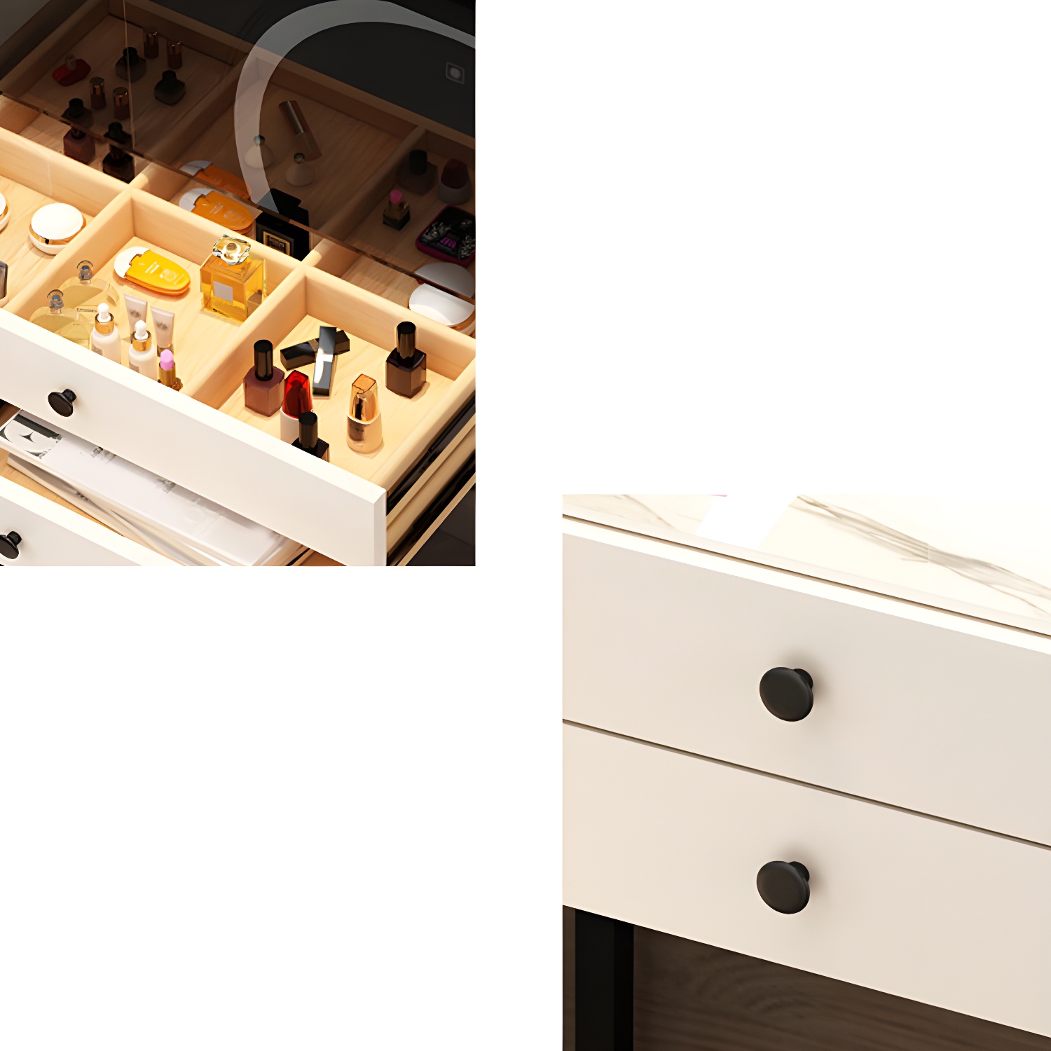 Contemporary Vanity Desk with Stool | Ormau - image 10